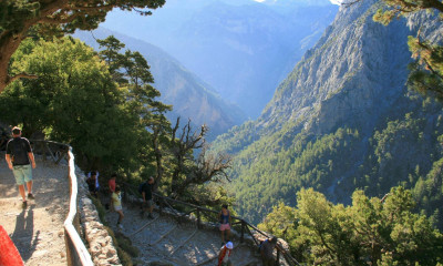 Trekking through Crete