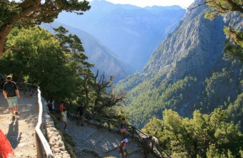 Trekking through Crete