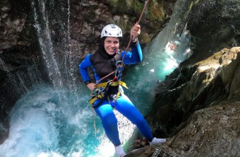 Canyoning in the water: Kourtaliotiko Gorge