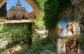 Village de poterie de Margarites - Le monastère d'Arkadi et les gorges de Patsos (St Antonios)