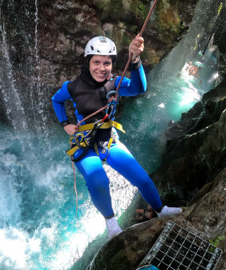 Canyoning in the water: Kourtaliotiko Gorge