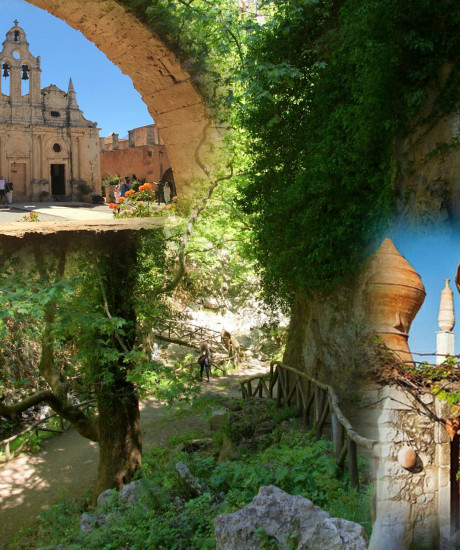 Pottery Village of Margarites - The monastery of Arkadi & The Gorge of Patsos (St Antonios)